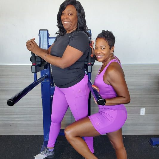 Purple Pocket Capri