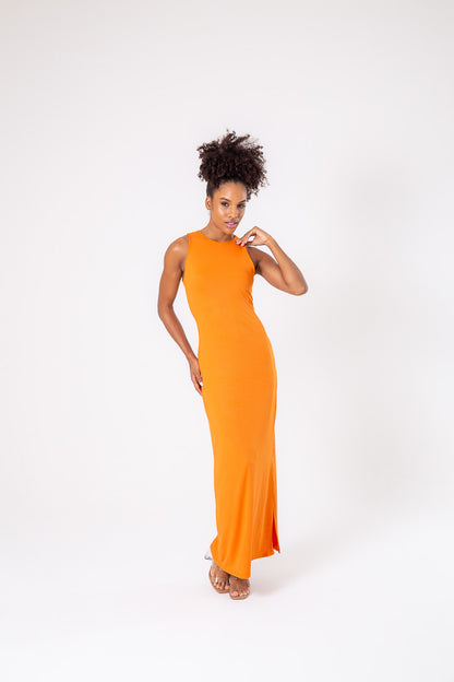 Orange Maxi Dress