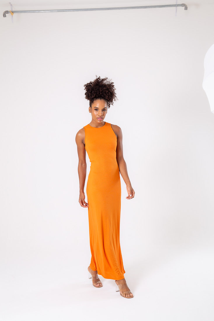 Orange Maxi Dress