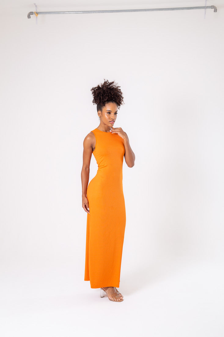 Orange Maxi Dress