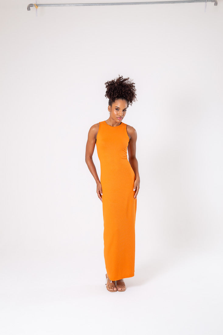 Orange Maxi Dress