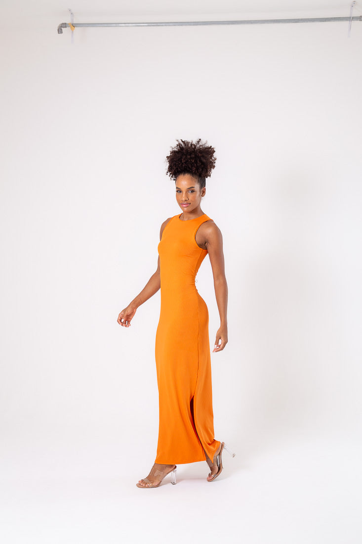 Orange Maxi Dress