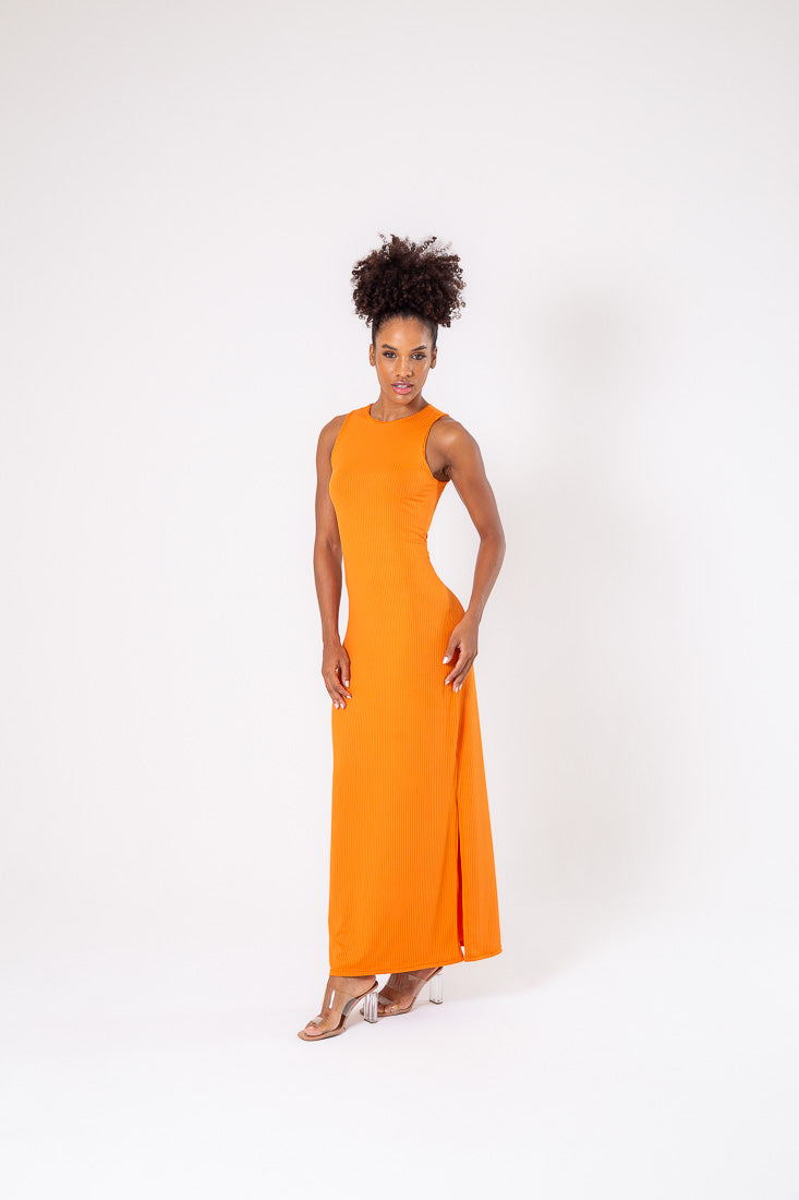 Orange Maxi Dress