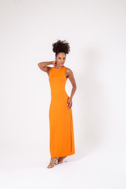 Orange Maxi Dress