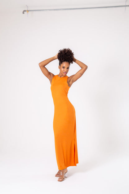 Orange Maxi Dress