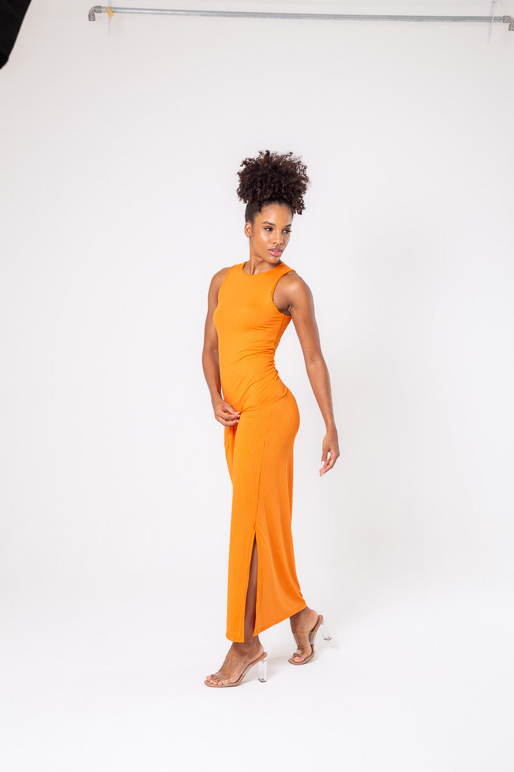 Orange Maxi Dress