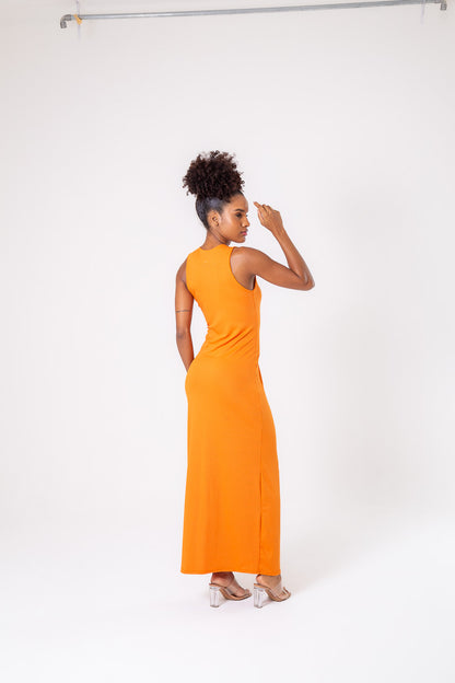 Orange Maxi Dress