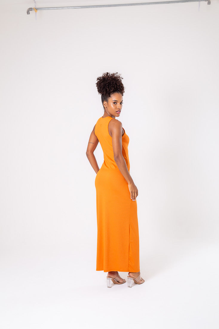 Orange Maxi Dress