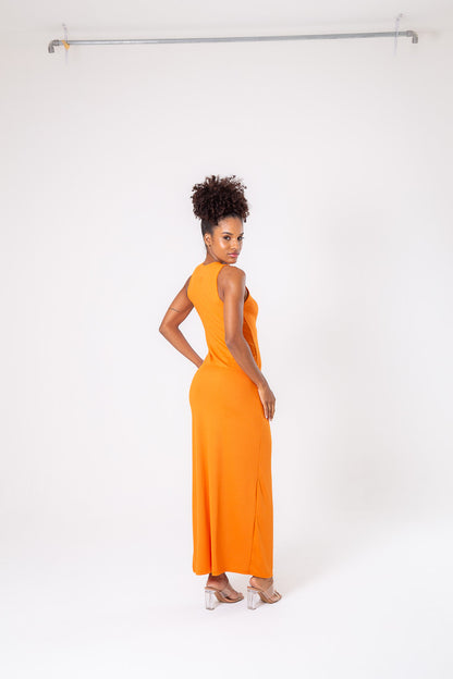 Orange Maxi Dress