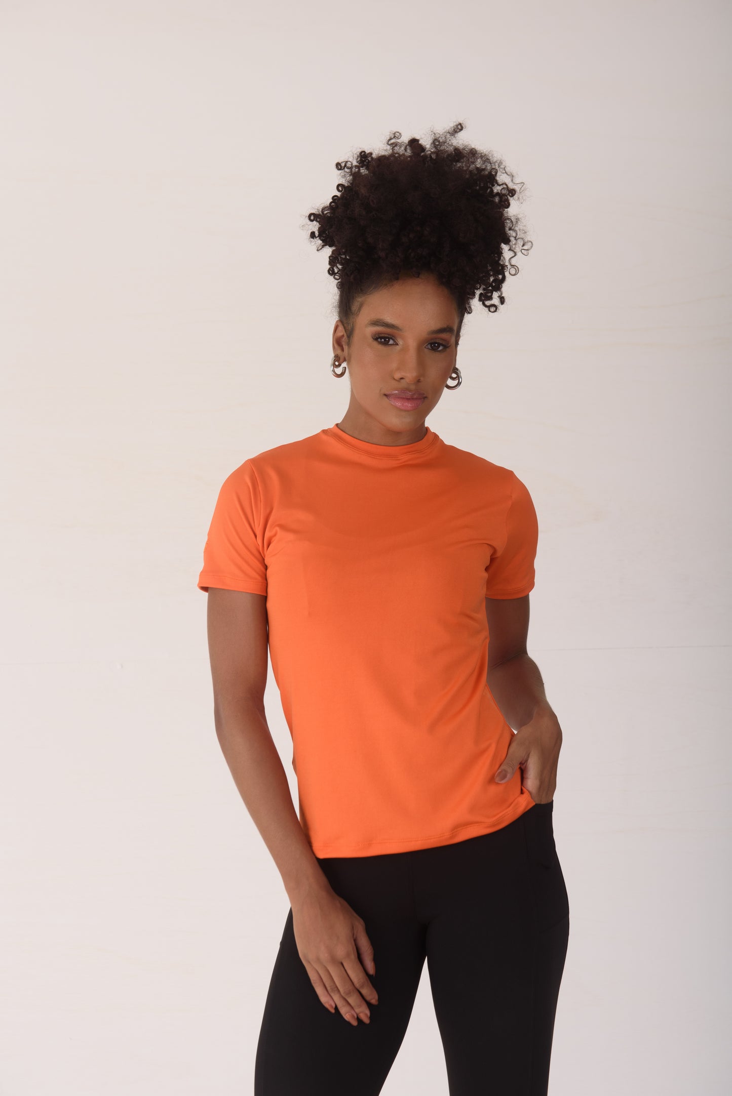 Orange Not So Basic Tee