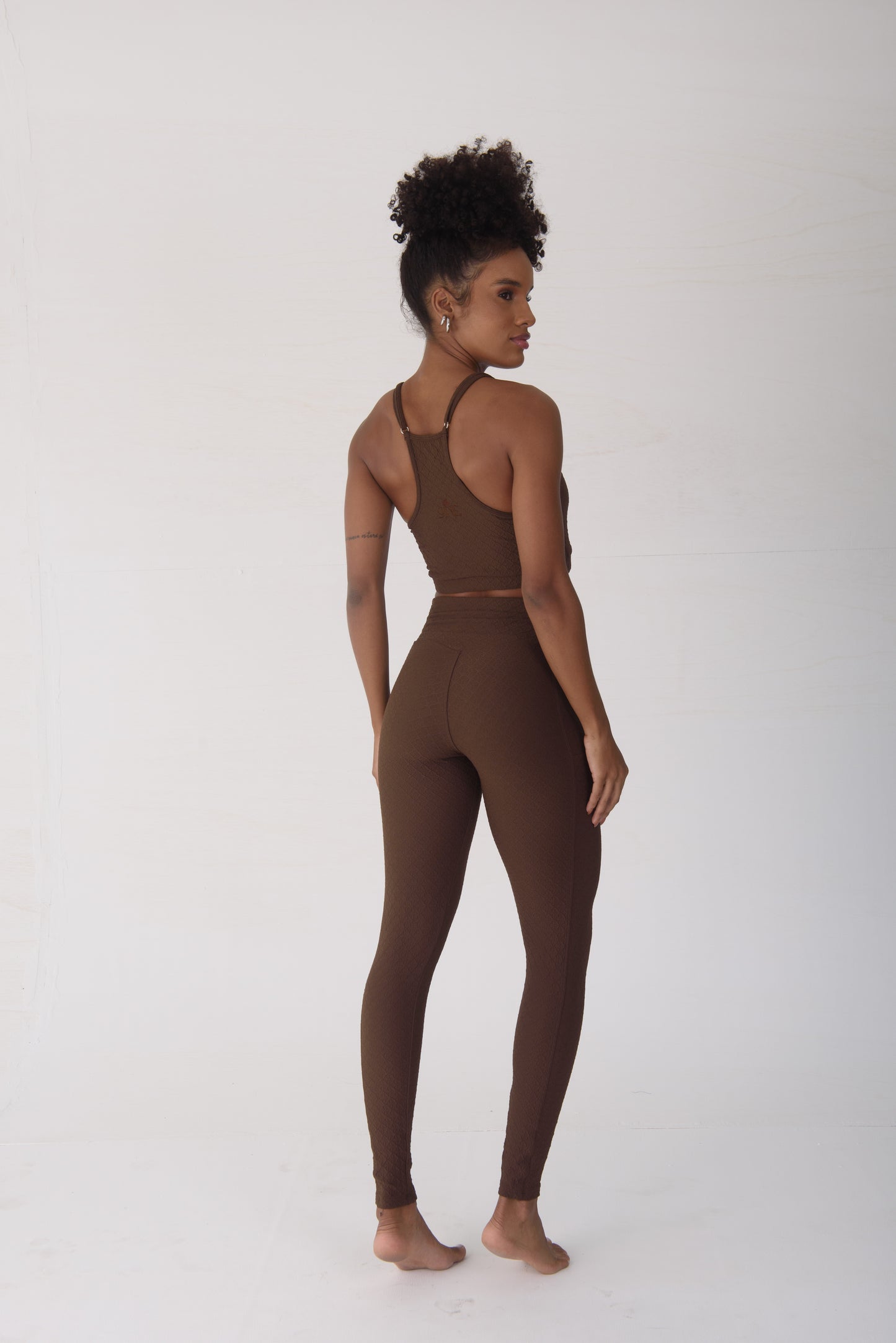 Chocolate Jaq Two Pocket Legging